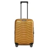 Transavia Trolleys|Ryanair Trolleys>Samsonite Proxis Spinner 55 Expandable honey gold