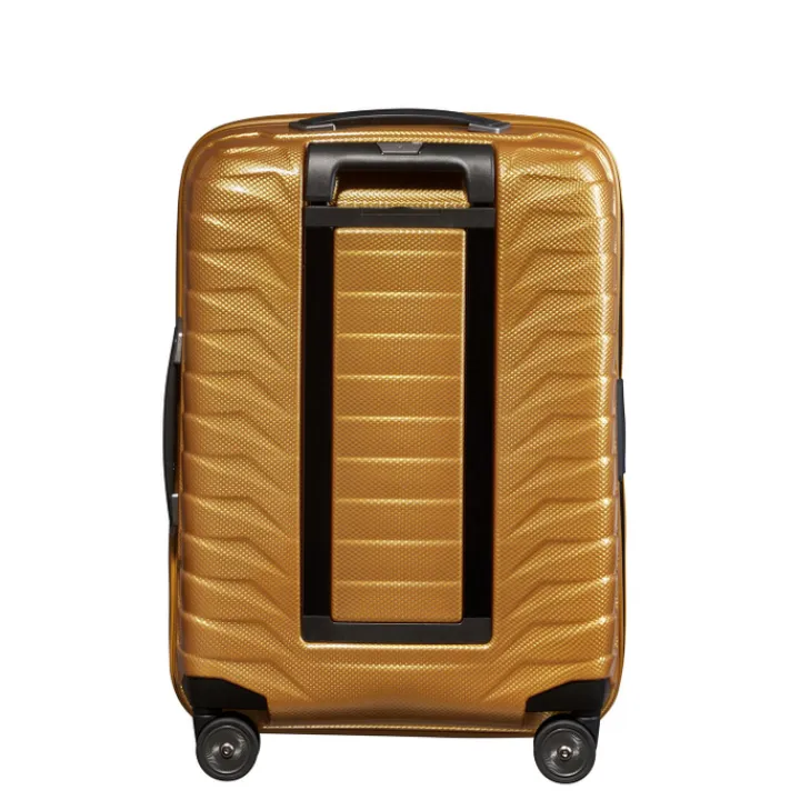 Transavia Trolleys|Ryanair Trolleys>Samsonite Proxis Spinner 55 Expandable honey gold
