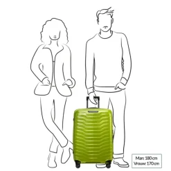 Reistrolleys|Reiskoffers>Samsonite Proxis Spinner 69 lime