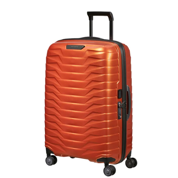 Reistrolleys|Reiskoffers>Samsonite Proxis Spinner 69/25 flame