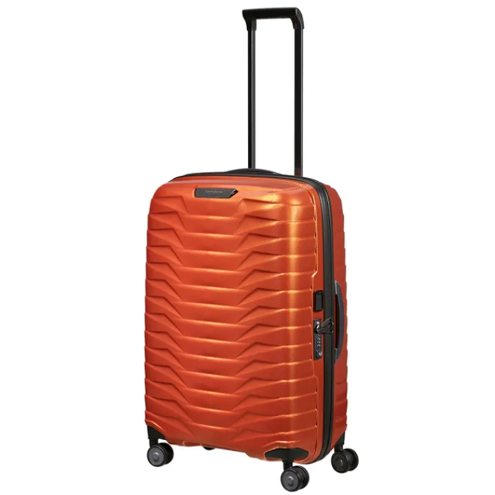 Reistrolleys|Reiskoffers>Samsonite Proxis Spinner 69/25 flame