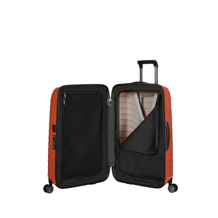 Reistrolleys|Reiskoffers>Samsonite Proxis Spinner 69/25 flame