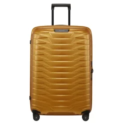 Reistrolleys|Reiskoffers>Samsonite Proxis Spinner 75 honey gold