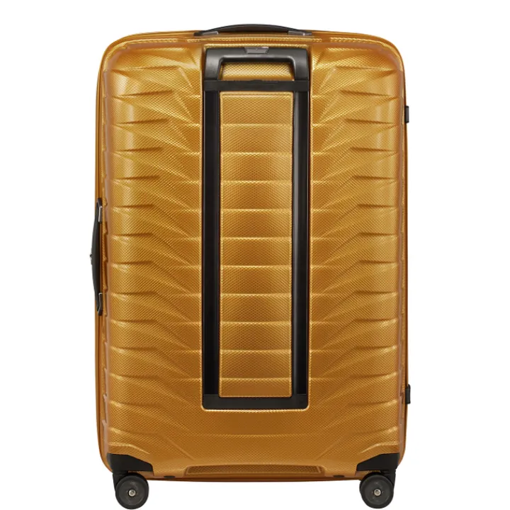 Reistrolleys|Reiskoffers>Samsonite Proxis Spinner 75 honey gold