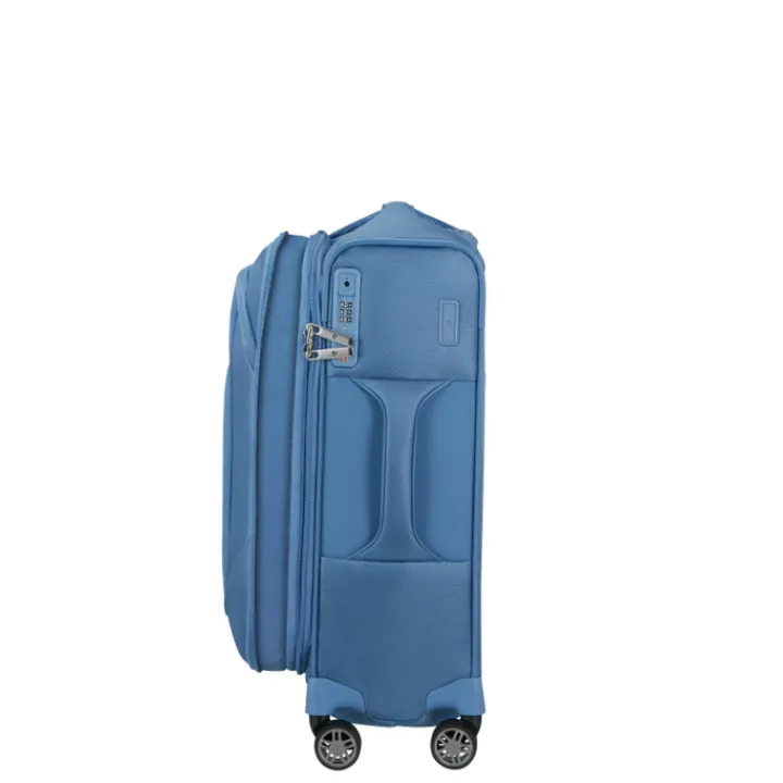 Handbagage Trolleys|Reistrolleys>Samsonite Re-Lite Sp. 55/20 Exp Length 35Cm capri blue