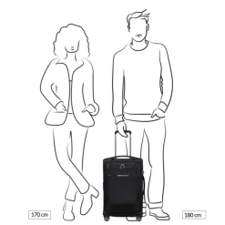 Handbagage Trolleys|Laptop Trolleys>Samsonite Re-Lite Spinner 55/20 Expandable Length 35Cm midnight blue