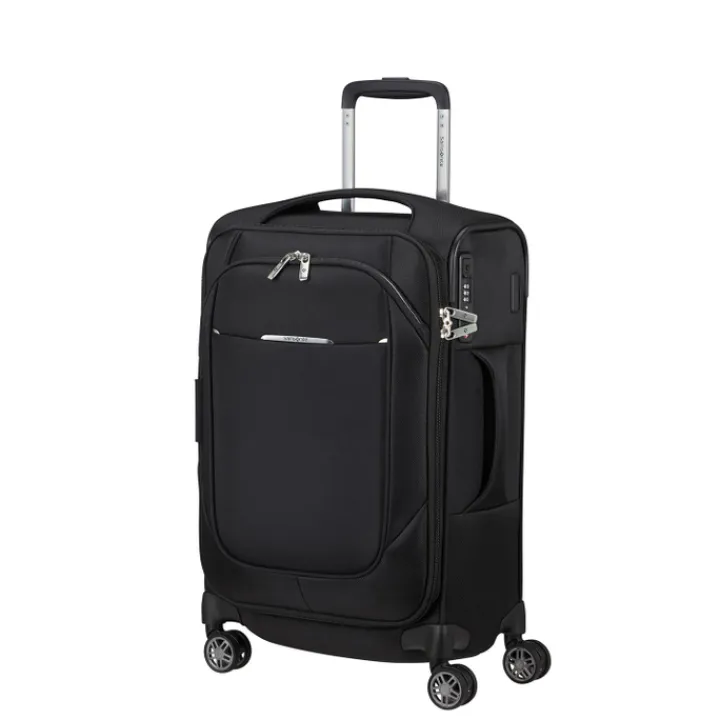 Handbagage Trolleys|Laptop Trolleys>Samsonite Re-Lite Spinner 55/20 Expandable Length 35Cm black