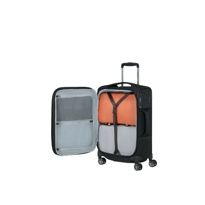Handbagage Trolleys|Laptop Trolleys>Samsonite Re-Lite Spinner 55/20 Expandable Length 35Cm black