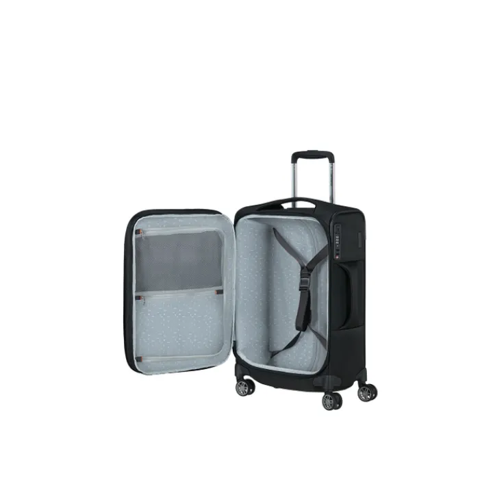 Handbagage Trolleys|Laptop Trolleys>Samsonite Re-Lite Spinner 55/20 Expandable Length 35Cm black