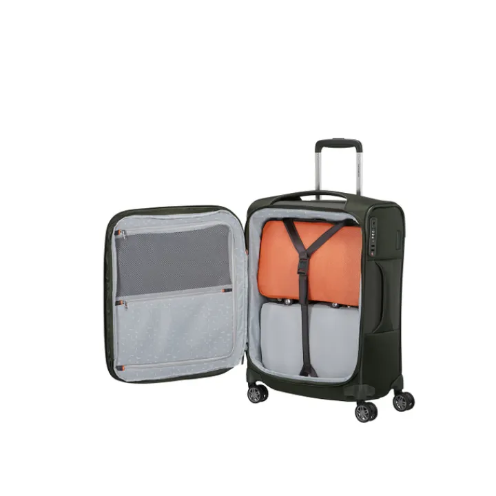 Handbagage Trolleys|Laptop Trolleys>Samsonite Re-Lite Spinner 55/20 Expandable climbing ivy