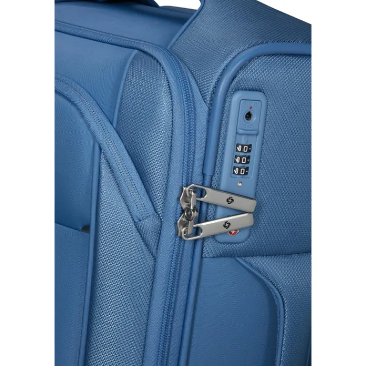 Handbagage Trolleys|Laptop Trolleys>Samsonite Re-Lite Spinner 55/20 Exp capri blue