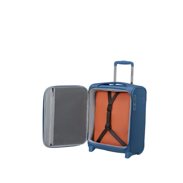 Transavia Trolleys|Handbagage Trolleys>Samsonite Re-Lite Upright 45/16 Underseater capri blue