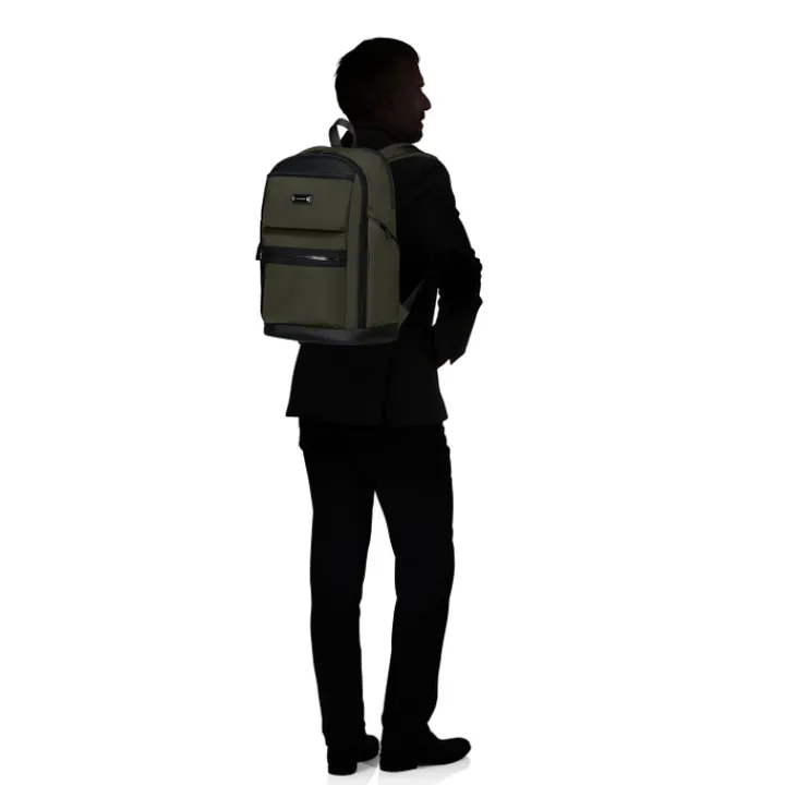 Kleine Rugzakken|Heren Rugzakken>Samsonite Relyon Backpack M 15.6" green