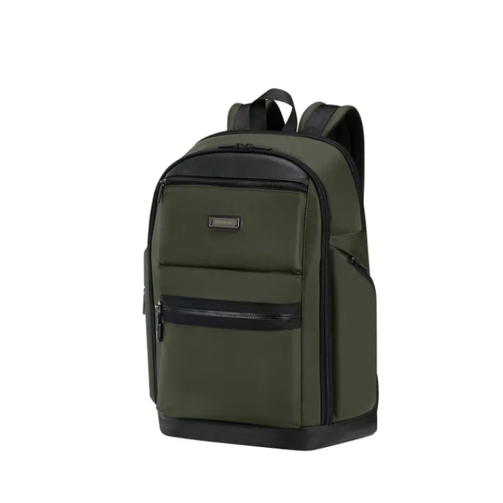 Kleine Rugzakken|Heren Rugzakken>Samsonite Relyon Backpack M 15.6" green