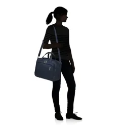 Herentassen|15.6 Inch Laptoptassen>Samsonite Respark Laptop Shoulder Bag midnight blue