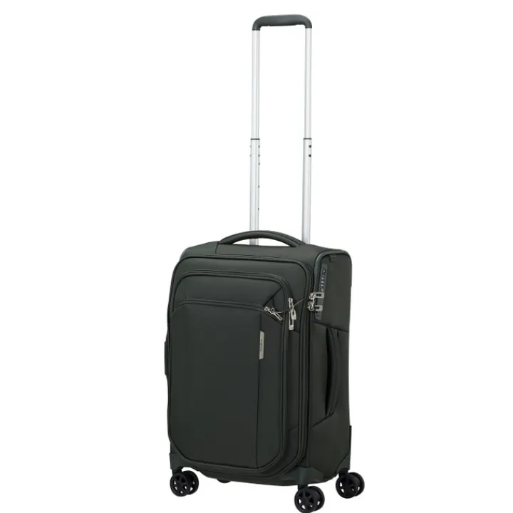 Handbagage Trolleys|Laptop Trolleys>Samsonite Respark Spinner 55/35 Expandable forest green