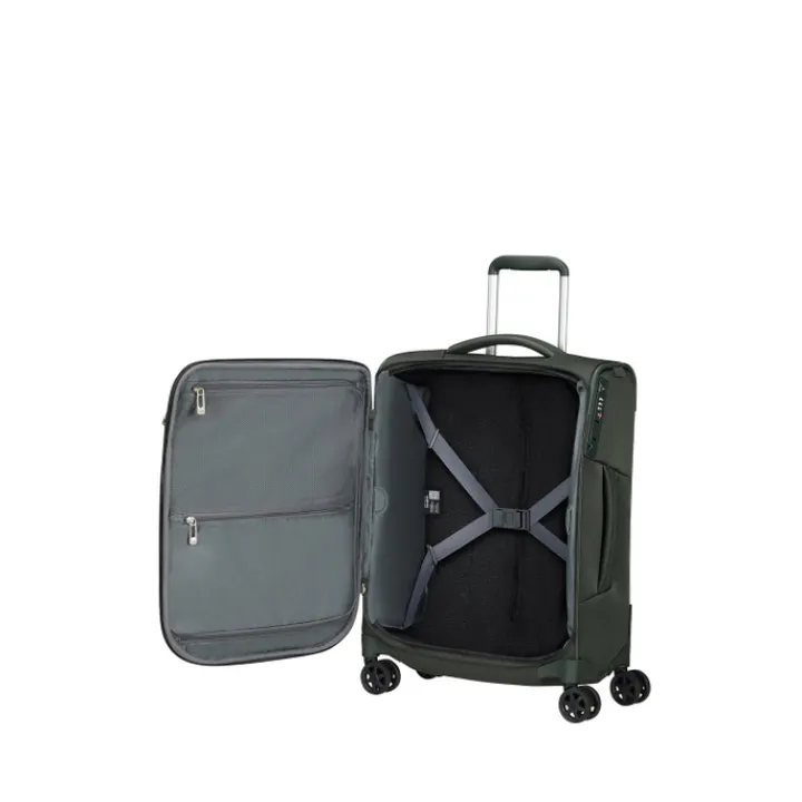 Transavia Trolleys|Ryanair Trolleys>Samsonite Respark Spinner 55 Strict forest green