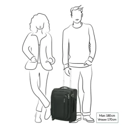 Handbagage Trolleys|Laptop Trolleys>Samsonite Respark Upright 55 Expandable forest green