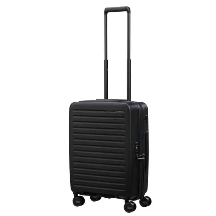 Transavia Trolleys|Ryanair Trolleys>Samsonite Restackd Spinner 55 EXP black