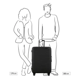 Reistrolleys|Harde Koffers>Samsonite Restackd Spinner 75 EXP midnight