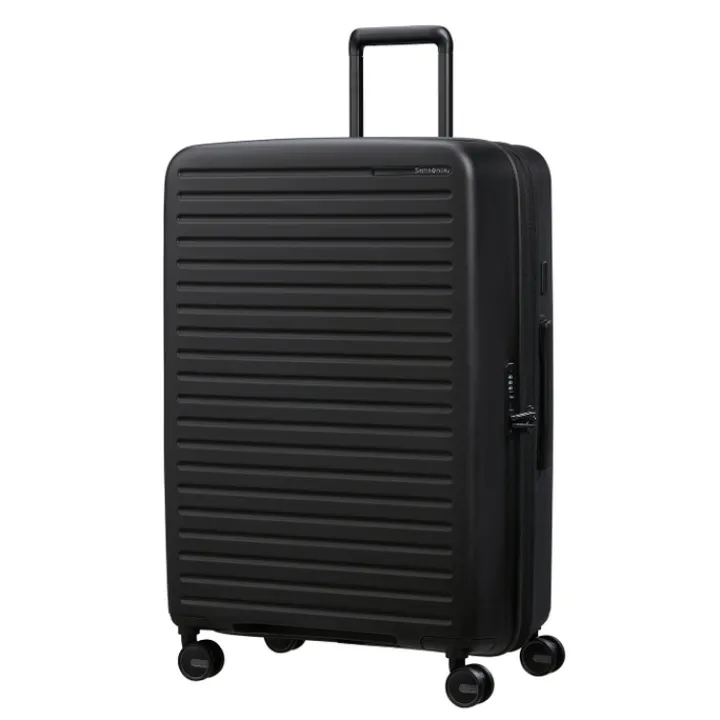 Reistrolleys|Reiskoffers>Samsonite Restackd Spinner 75 EXP black