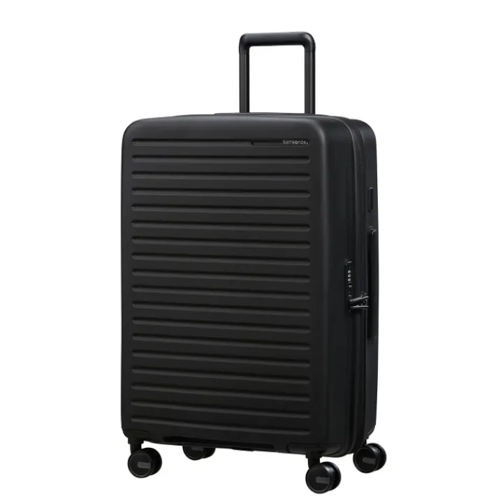 Reistrolleys|Reiskoffers>Samsonite Restackd Spinner 68 EXP black
