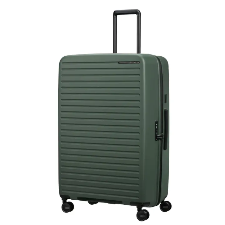 Reistrolleys|Reiskoffers>Samsonite Restackd Spinner 81 EXP sage