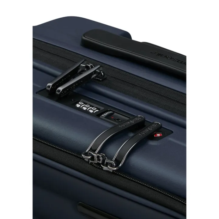 Transavia Trolleys|Handbagage Trolleys>Samsonite Restackd Spinner 55 EXP Easy Acces midnight
