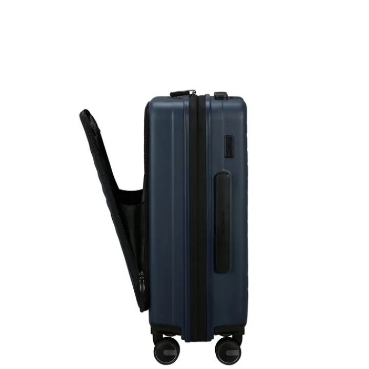 Transavia Trolleys|Handbagage Trolleys>Samsonite Restackd Spinner 55 EXP Easy Acces midnight