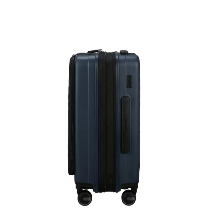 Transavia Trolleys|Handbagage Trolleys>Samsonite Restackd Spinner 55 EXP Easy Acces midnight