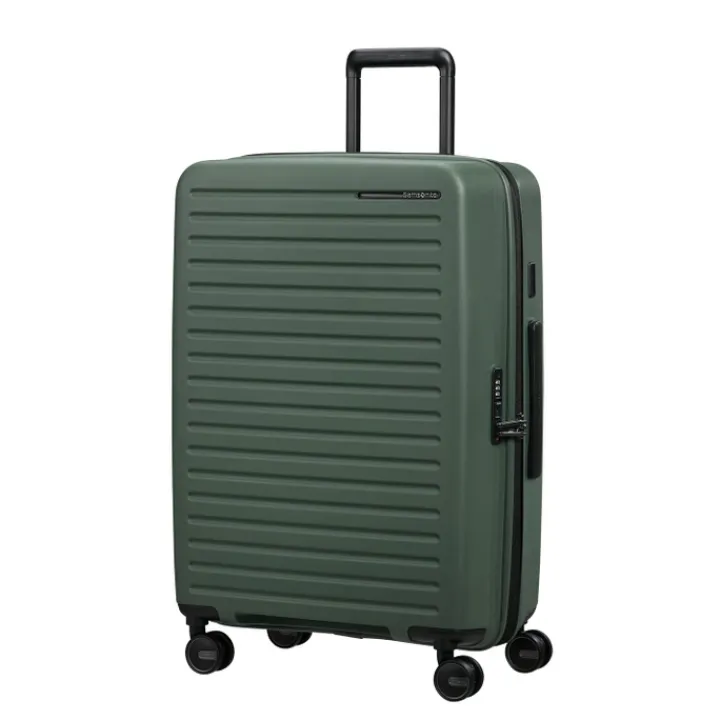 Reistrolleys|Reiskoffers>Samsonite Restackd Spinner 68 EXP sage