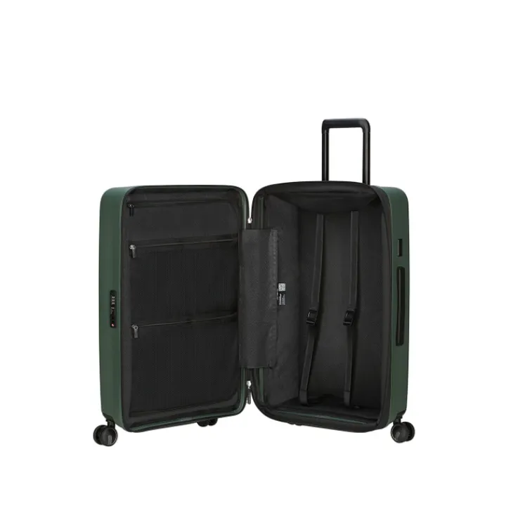 Reistrolleys|Reiskoffers>Samsonite Restackd Spinner 68 EXP sage