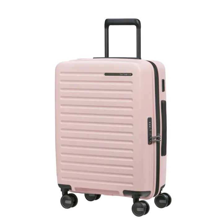 Transavia Trolleys|Ryanair Trolleys>Samsonite Restackd Spinner 55 EXP rose