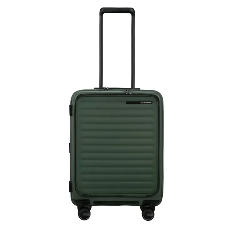 Transavia Trolleys|Handbagage Trolleys>Samsonite Restackd Spinner 55 EXP Easy Acces sage