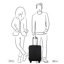 Transavia Trolleys|Handbagage Trolleys>Samsonite Restackd Spinner 55 EXP Easy Acces sage