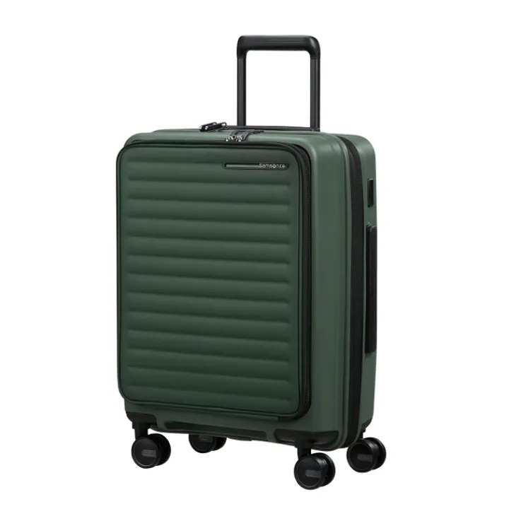 Transavia Trolleys|Handbagage Trolleys>Samsonite Restackd Spinner 55 EXP Easy Acces sage