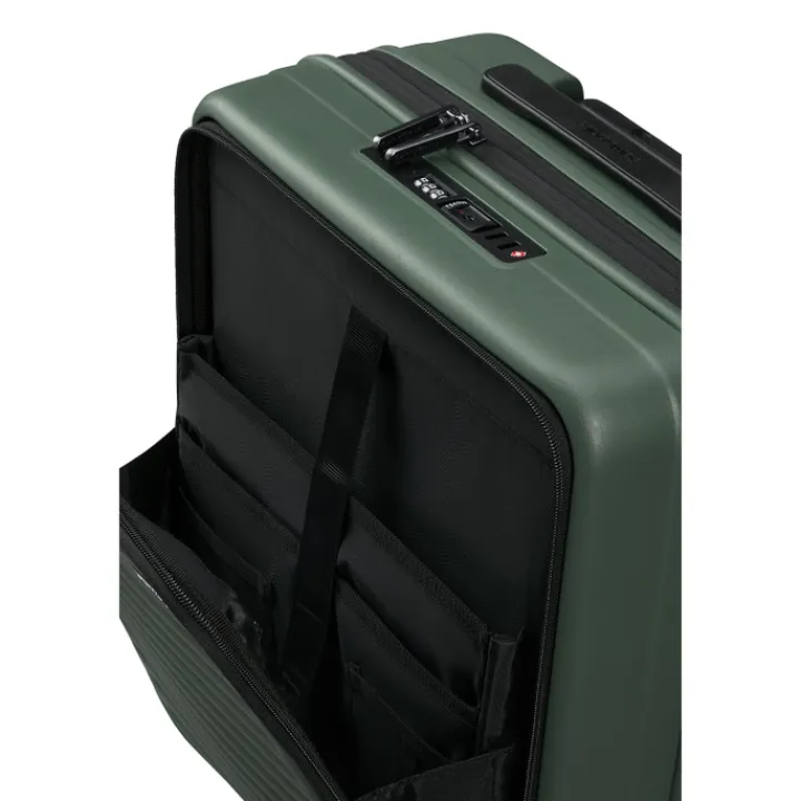 Transavia Trolleys|Handbagage Trolleys>Samsonite Restackd Spinner 55 EXP Easy Acces sage