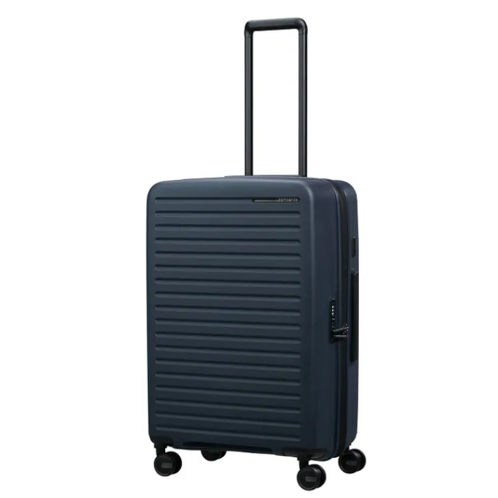 Reistrolleys|Reiskoffers>Samsonite Restackd Spinner 68 EXP midnight