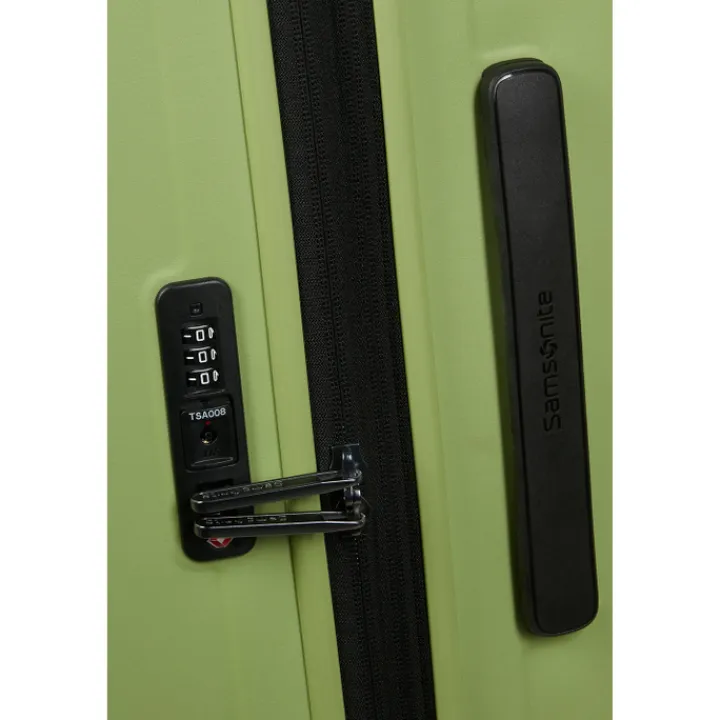 Transavia Trolleys|Ryanair Trolleys>Samsonite Restackd Spinner 55/20 Expandable wasabi