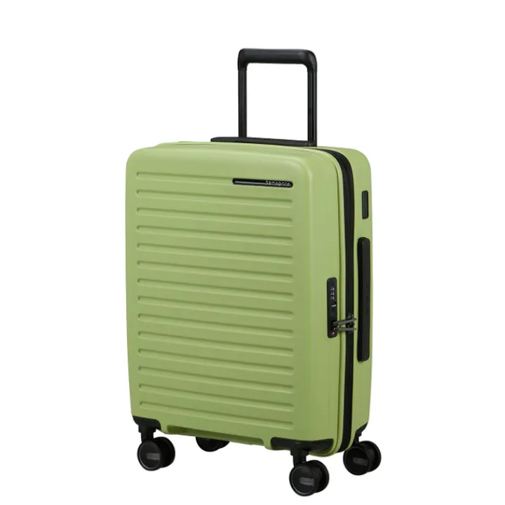 Transavia Trolleys|Ryanair Trolleys>Samsonite Restackd Spinner 55/20 Expandable wasabi