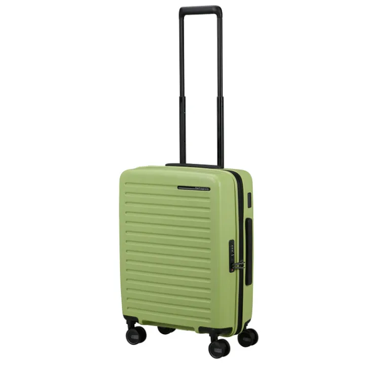 Transavia Trolleys|Ryanair Trolleys>Samsonite Restackd Spinner 55/20 Expandable wasabi