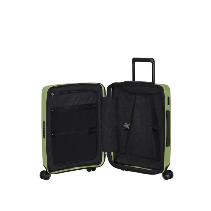 Transavia Trolleys|Ryanair Trolleys>Samsonite Restackd Spinner 55/20 Expandable wasabi