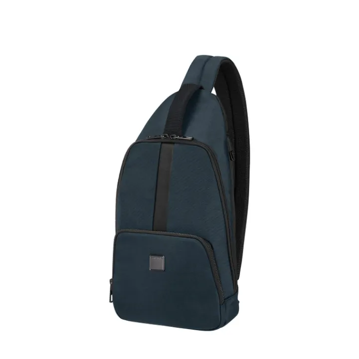 Sling Bags|Heuptassen>Samsonite Sacksquare Slingbag M blue