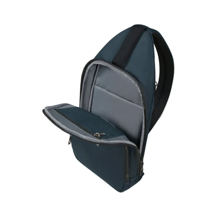 Sling Bags|Heuptassen>Samsonite Sacksquare Slingbag M blue