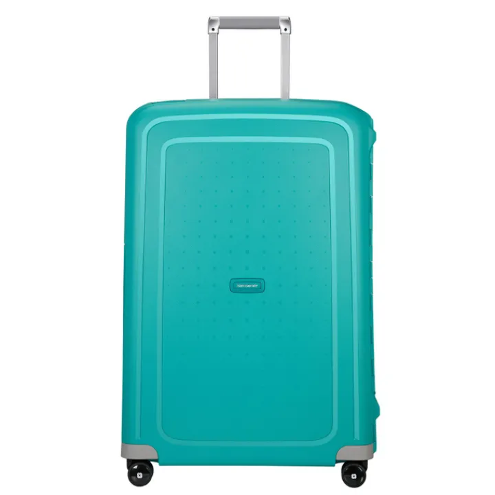 Reistrolleys|Reiskoffers>Samsonite S'Cure Spinner 75 aqua blue