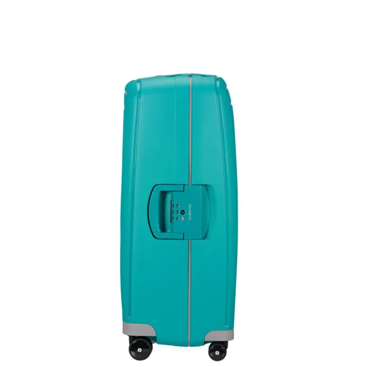 Reistrolleys|Reiskoffers>Samsonite S'Cure Spinner 75 aqua blue