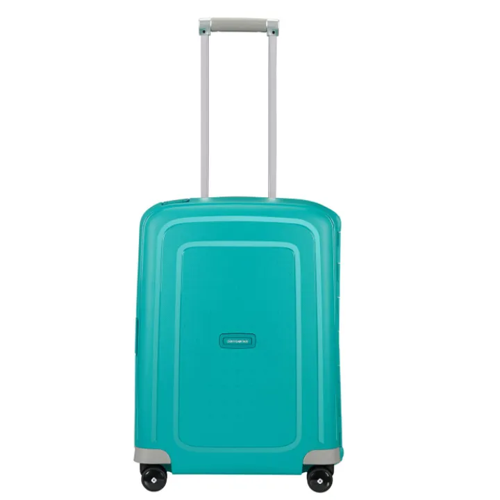 Transavia Trolleys|Ryanair Trolleys>Samsonite S'Cure Spinner 55 aqua blue