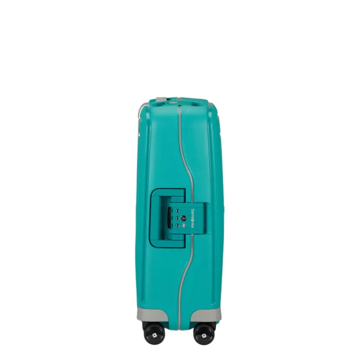 Transavia Trolleys|Ryanair Trolleys>Samsonite S'Cure Spinner 55 aqua blue