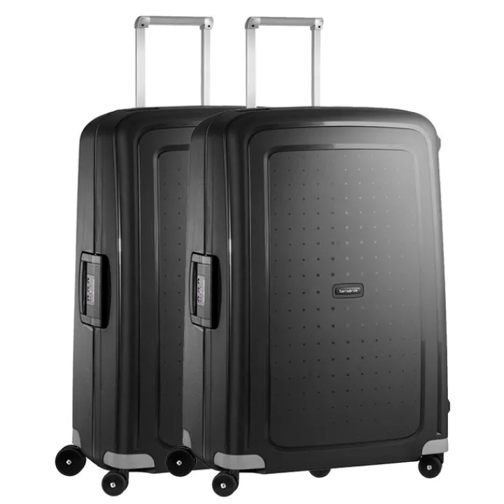 Reiskoffers|Koffersets>Samsonite S'Cure Spinner 75 Set van 2 black