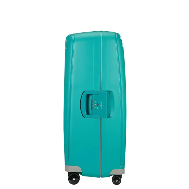 Reistrolleys|Reiskoffers>Samsonite S'Cure Spinner 81 aqua blue